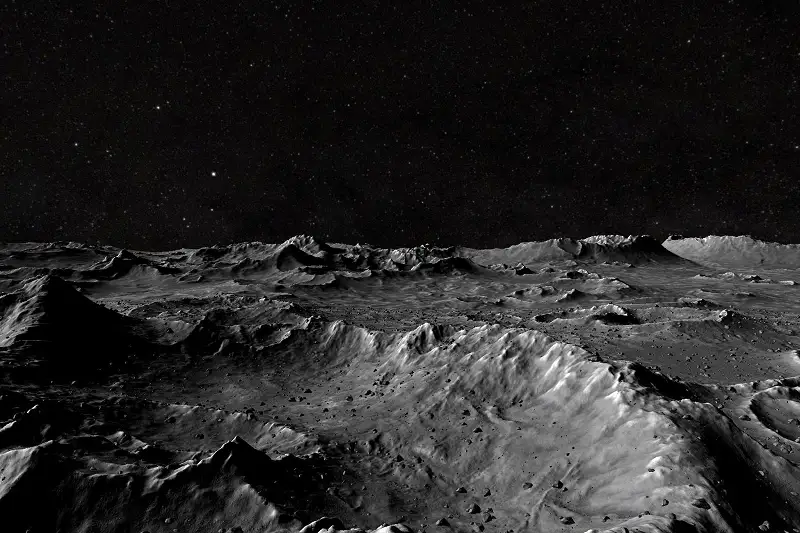 Lunar Surface - Craters area Asset Thumbnail