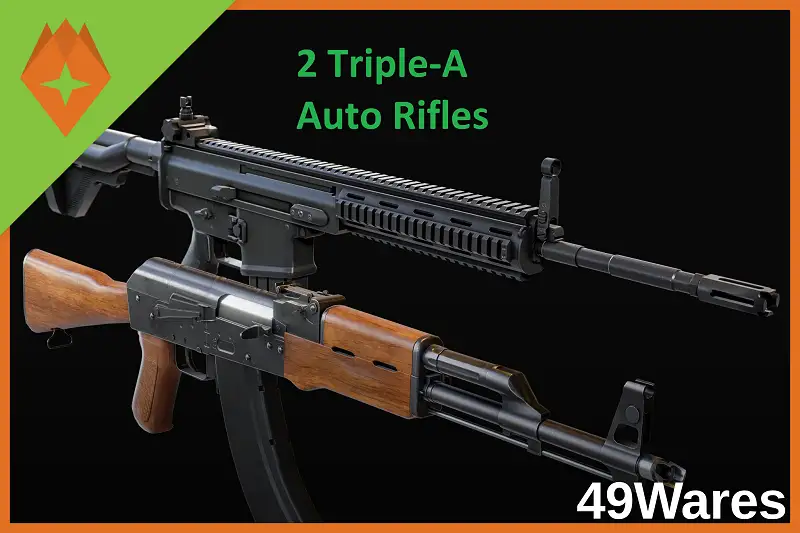 FPS Weapons - Animated Automatic Rifles - Pack 1 Asset Thumbnail