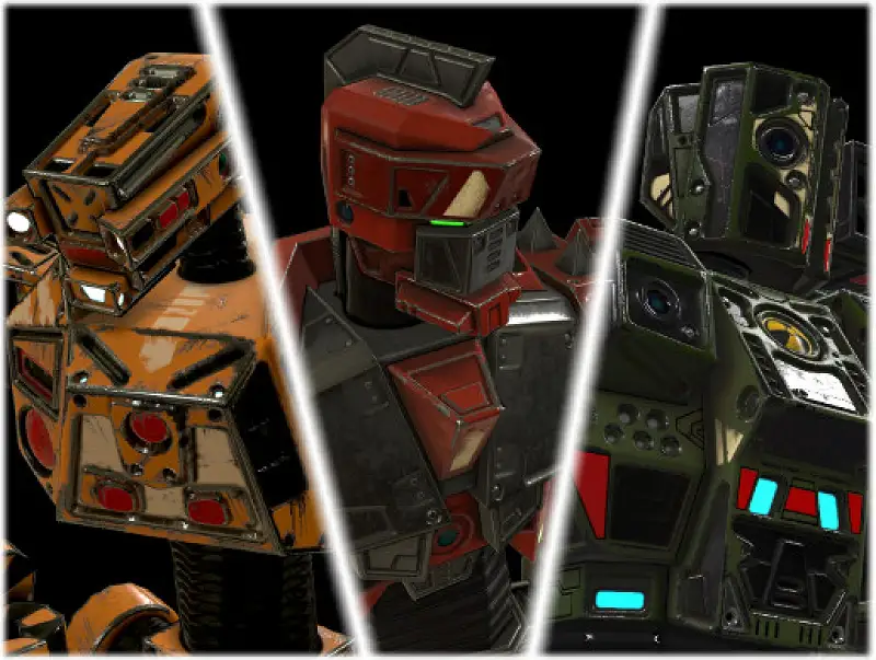 Fighting Robots Package (PBR) Asset Thumbnail