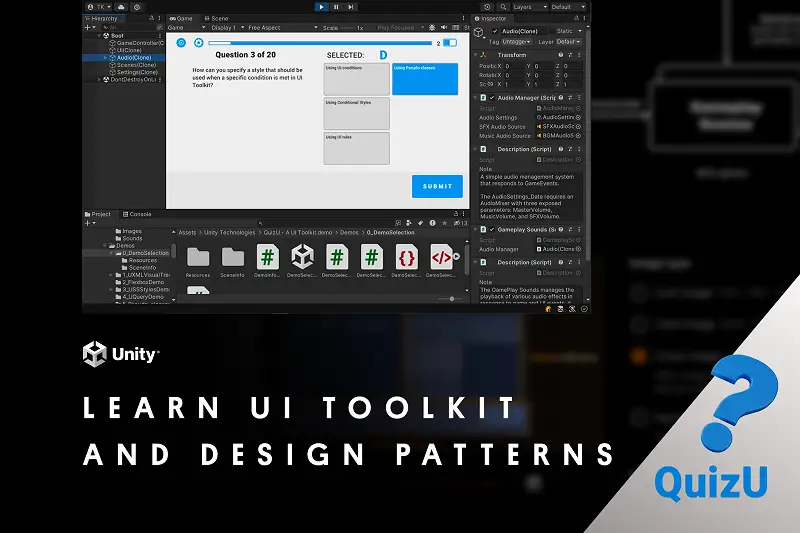QuizU - A UI Toolkit Sample for Unity Asset Thumbnail