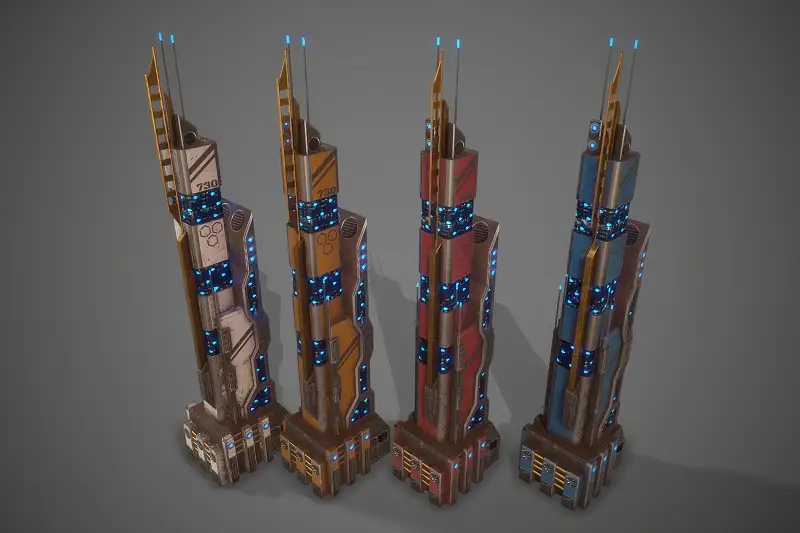 Sci-Fi Building-10 Asset Thumbnail