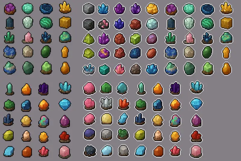Pixel Ore Icon Pack Asset Thumbnail