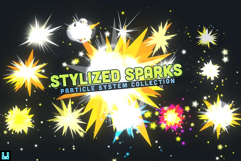Stylized Spark Particles Package Asset Thumbnail