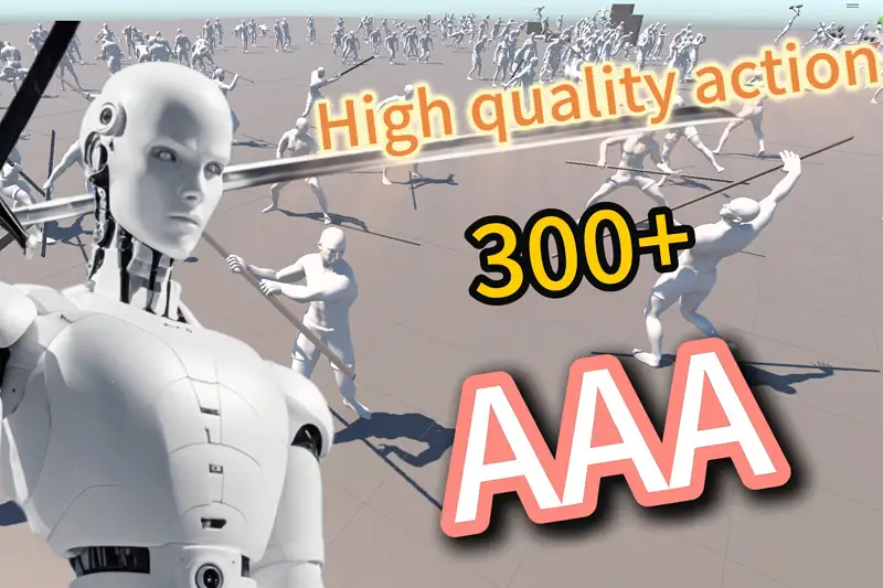 A complete set of High quality action300 Asset Thumbnail