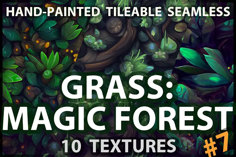 Grass Magic Forest Floor Textures Asset Thumbnail