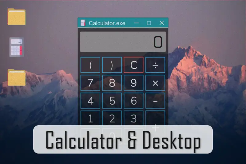 Simple Desktop Calculator Asset Thumbnail