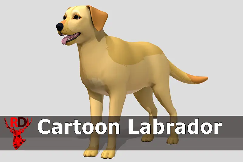 Cartoon Dog - Labrador Asset Thumbnail