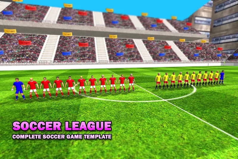Soccer League 3D Game Template Asset Thumbnail