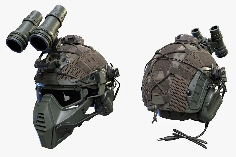 Tactical Helmet Model Asset Thumbnail
