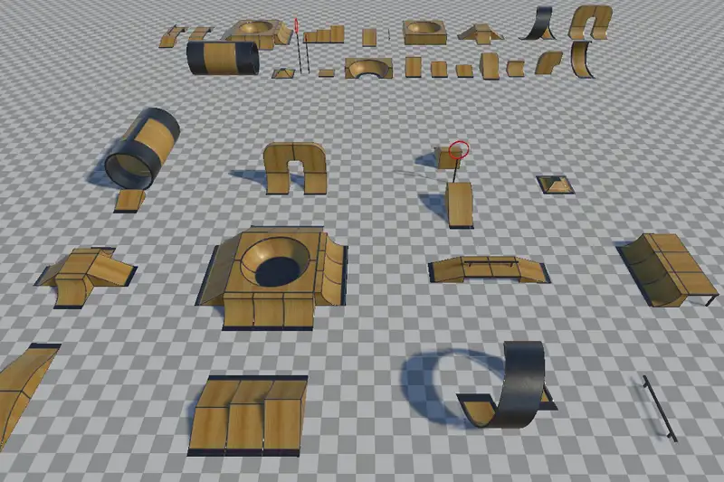 Stunt Ramps for Unity Asset Thumbnail