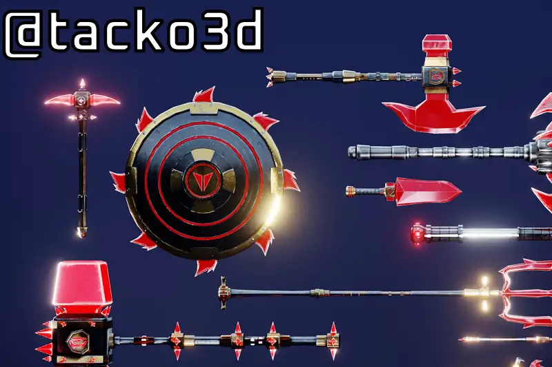 Dark Fantasy Weapons Pack Asset Thumbnail