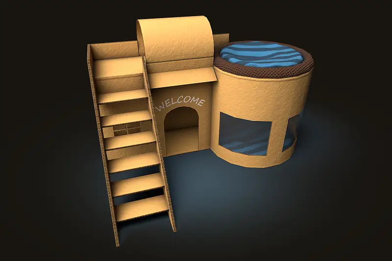 Simple Cat House 4 Asset Thumbnail