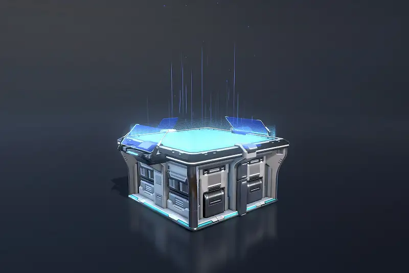 Sci-Fi Holographic Table Asset Thumbnail
