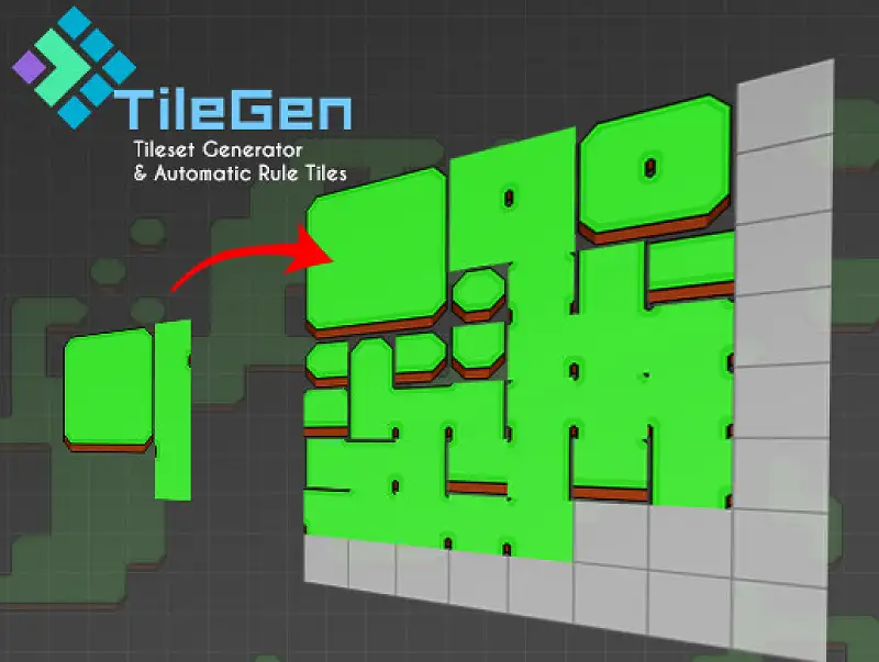 TileGen: Tileset Generator & Automatic Rule Tiles Asset Thumbnail