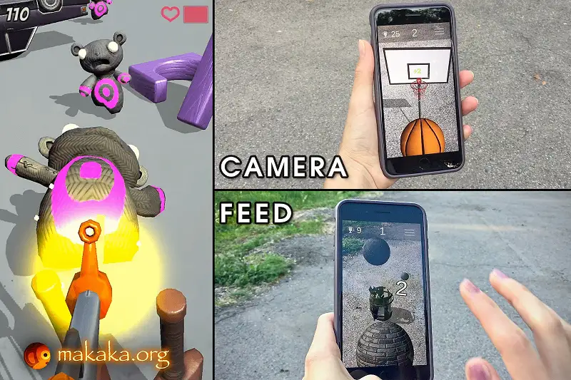 Camera Feed on Background: Live Video Input Asset Thumbnail