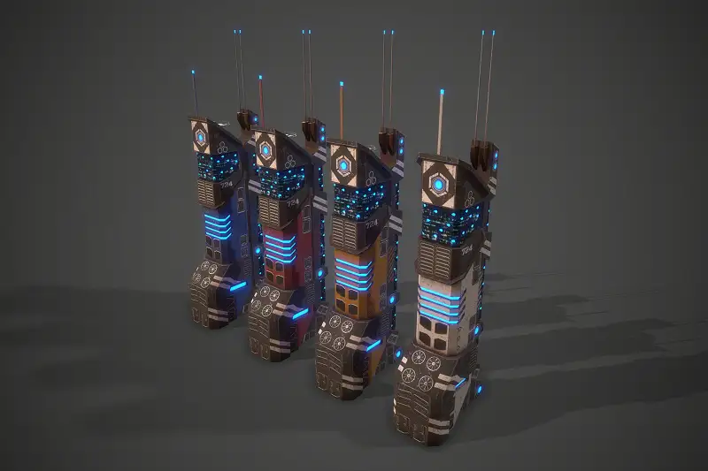 Sci-Fi Building-04 Asset Thumbnail