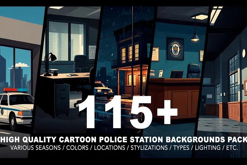 Police Station Backgrounds Asset Thumbnail