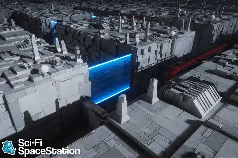 Sci-Fi SpaceStation Asset Thumbnail