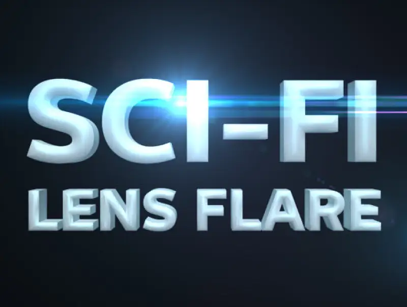Sci-Fi Lens Flare Asset Thumbnail