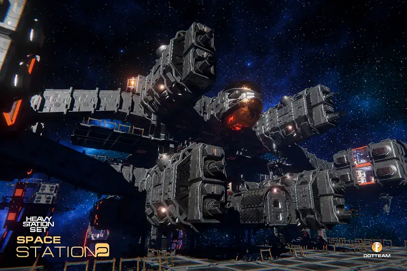 Sci-Fi Heavy Station Set SPACE STATION-2 Asset Thumbnail