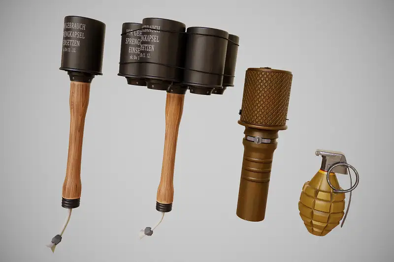 WW2 Grenades/Mines Asset Thumbnail
