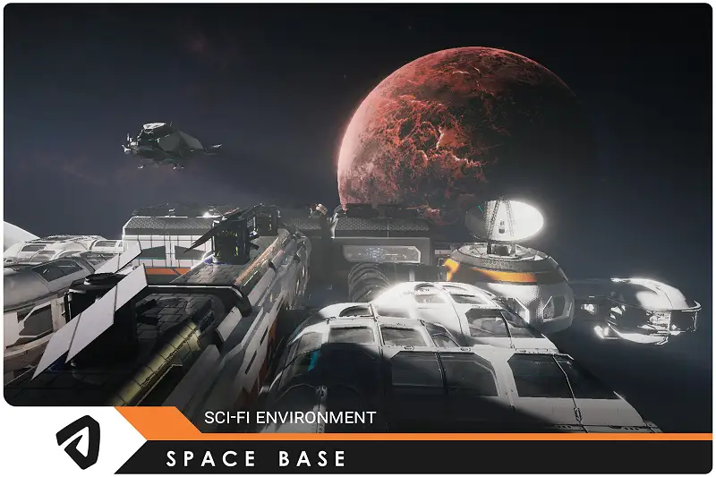 SciFi Space Base Package Asset Thumbnail