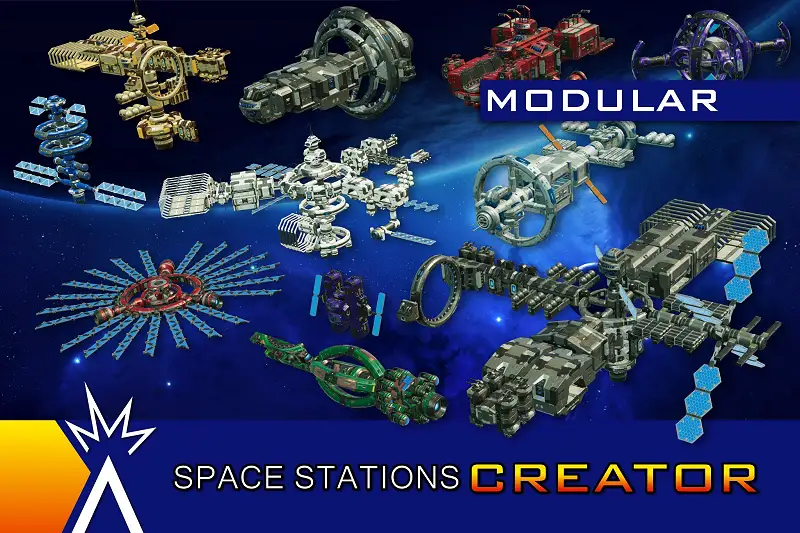Sci-Fi Space Stations Creator Asset Thumbnail