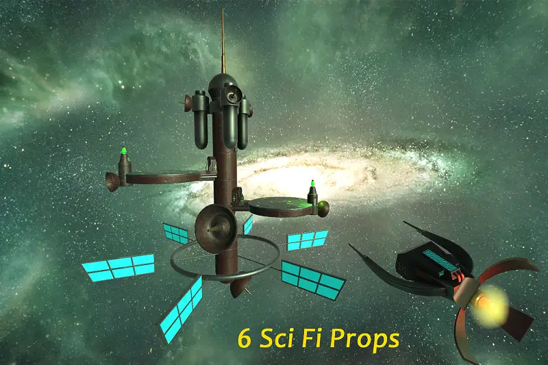 Sci Fi props assets Asset Thumbnail