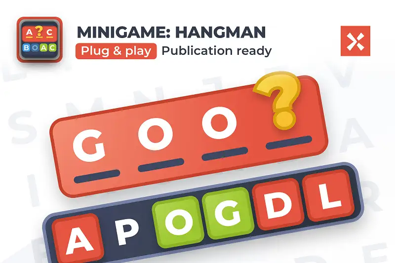 Hangman Game Template for Unity Asset Thumbnail