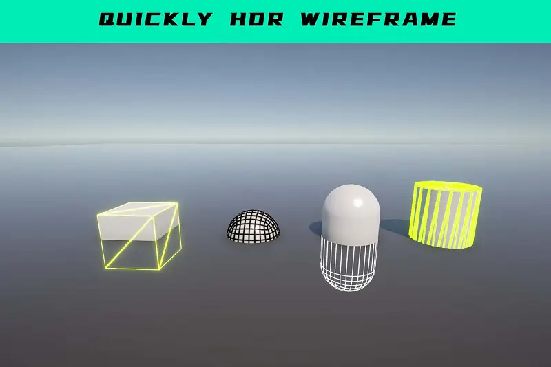 Quickly HDR Wireframe Asset Thumbnail