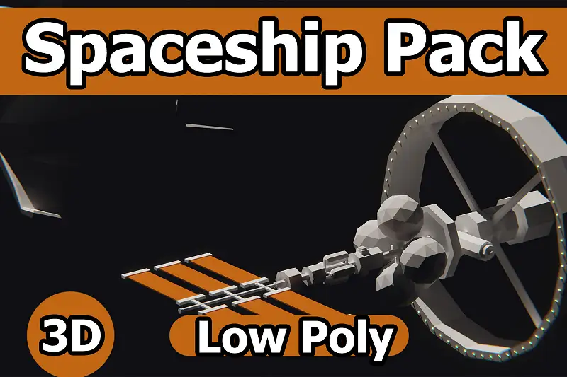 Low Poly Spaceships Pack Asset Thumbnail