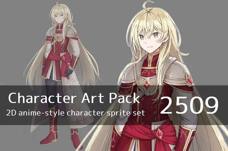 Anime Character Art Pack: Versatile Facial Expressions Asset Thumbnail