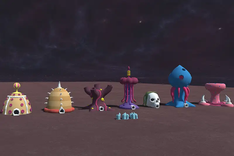 Cartoon Alien worlds Insect race Asset Thumbnail