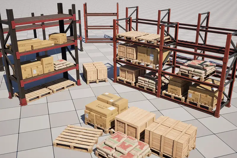 Warehouse Props Asset Thumbnail