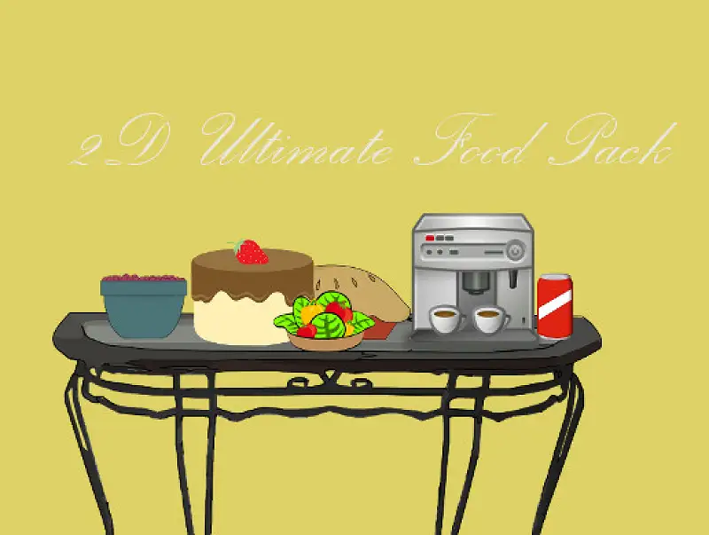 2D Ultimate Food Pack Asset Thumbnail