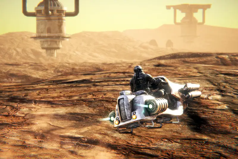 Realistic Hovercraft Controller Asset Thumbnail