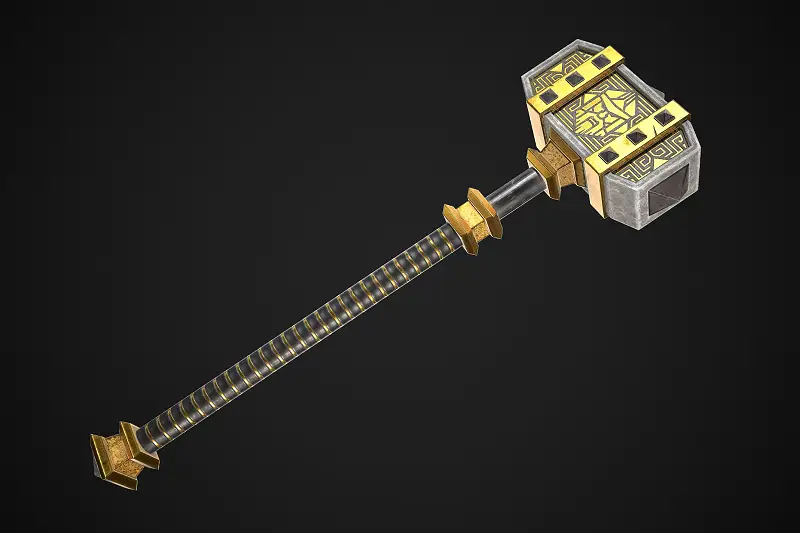 Fantasy Great Hammer 04 Asset Image