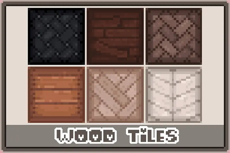 Pixel Wood Floor & Wall Tiles Asset Thumbnail