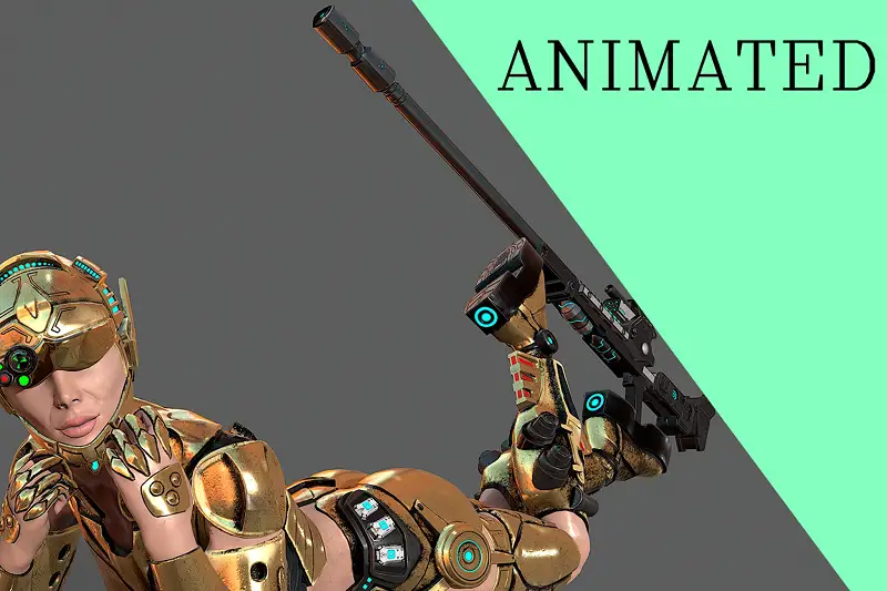 Sci_Fi_Ranger_Golden_color Asset Thumbnail