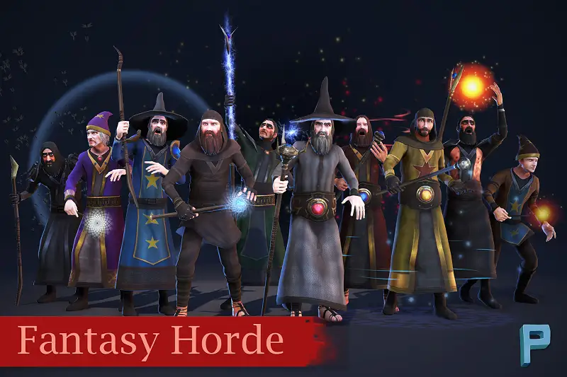 Fantasy Horde - Wizards Asset Thumbnail