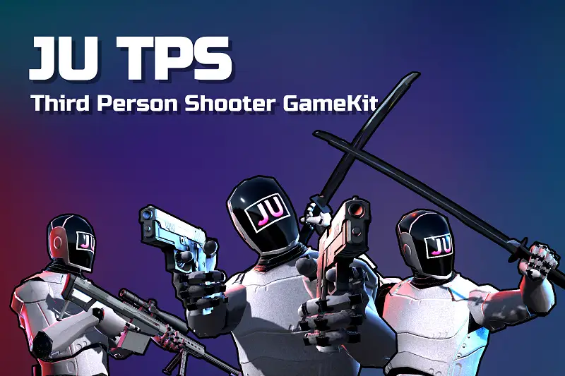 Third Person Shooter GameKit + Vehicle Physics Asset Thumbnail