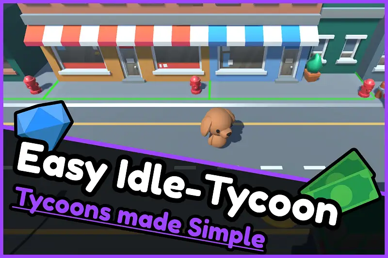 Idle Tycoon Game Template for Unity Asset Thumbnail