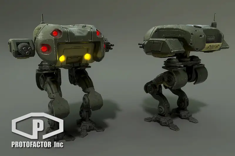 SCI FI: ASSAULT ROBOT Asset Thumbnail