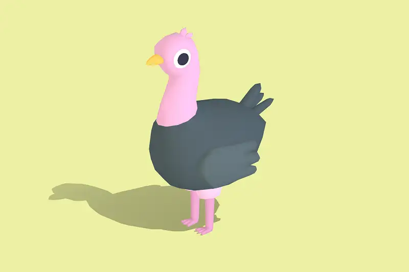 Quirky Ostrich Character Pack Asset Thumbnail