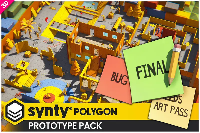 POLYGON Prototype - Low Poly 3D Art by Synty Asset Thumbnail