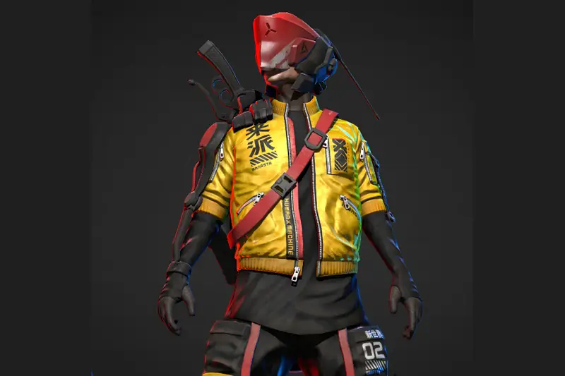 Cyberpunk Mercenary Asset Thumbnail