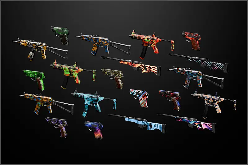 3D GunsPack 1 Asset Thumbnail