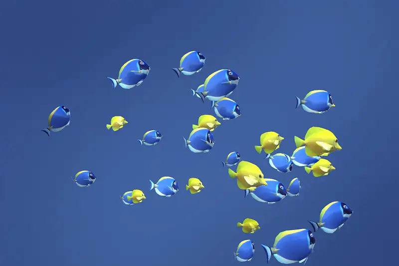 Realistic Schooling Fish Pack Asset Thumbnail