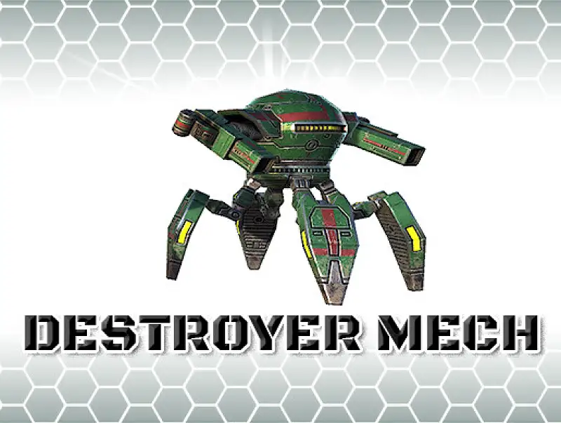 Destroyer Mech Robot Asset Thumbnail