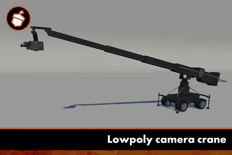 Lowpoly camera crane Asset Thumbnail
